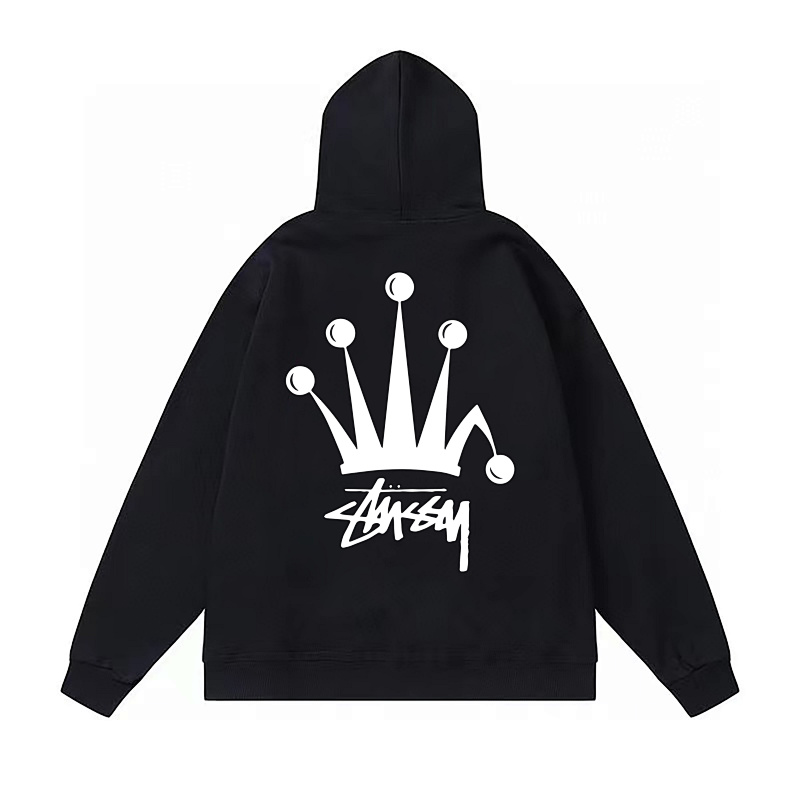 Stussy Radiant Crown Handprint Pullover Hoodie