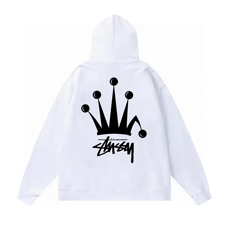 Stussy Radiant Crown Handprint Pullover Hoodie