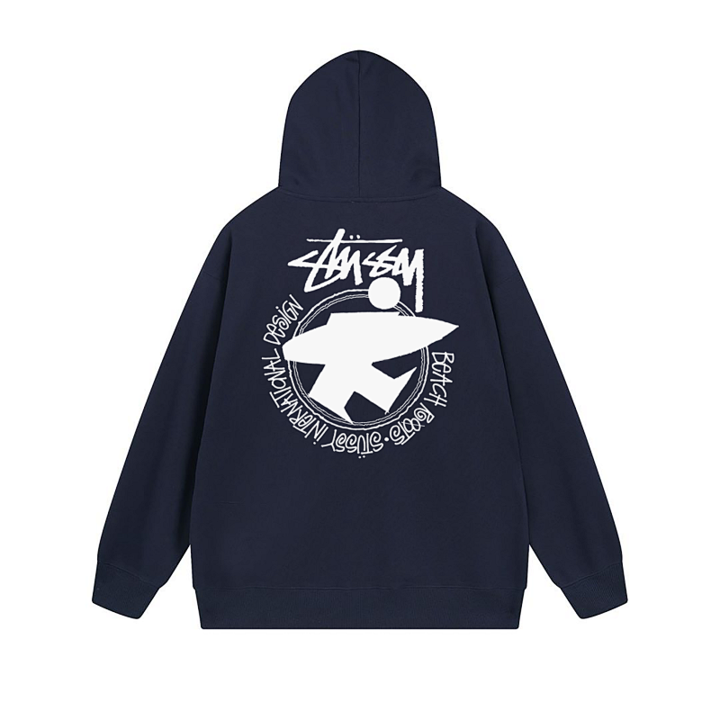 Stussy Rainbow Floral Globe Full-Zip Hoodie