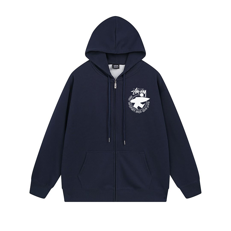 Stussy Rainbow Floral Globe Full-Zip Hoodie