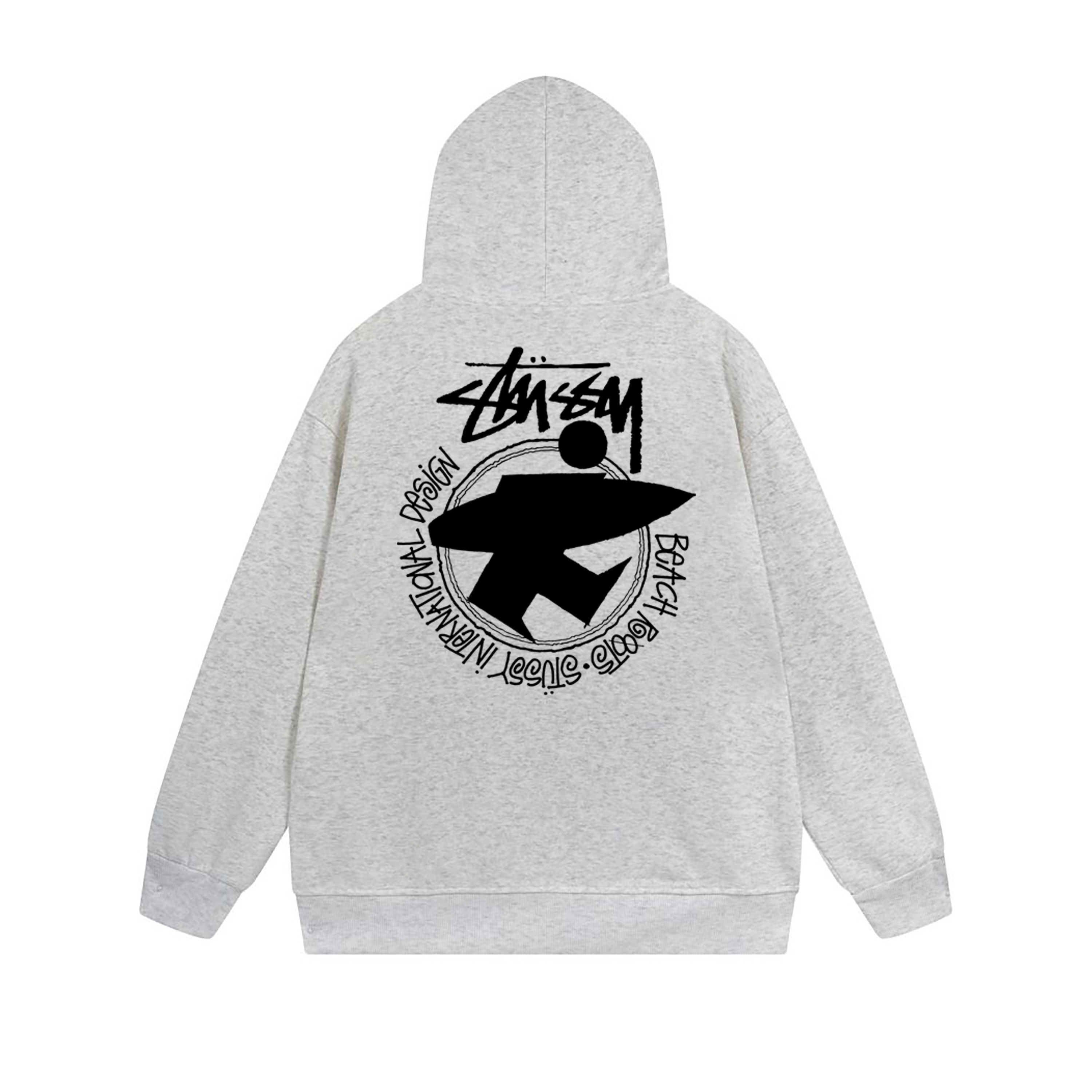 Stussy Rainbow Floral Globe Full-Zip Hoodie