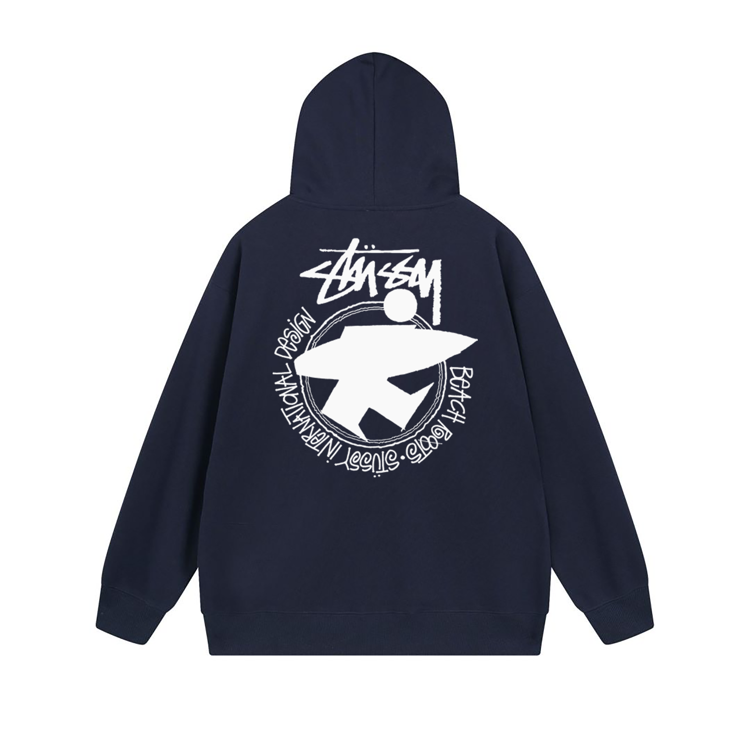 Stussy Rainbow Floral Globe Full-Zip Hoodie