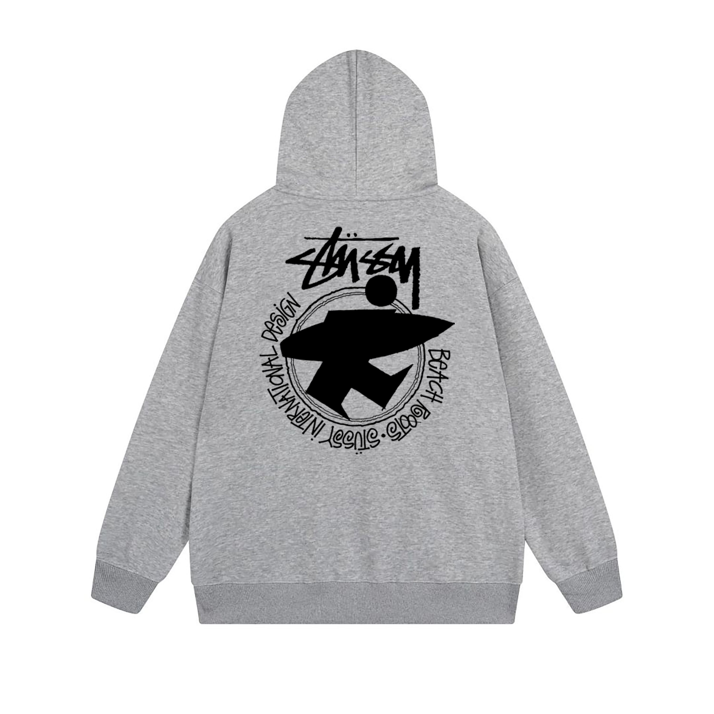Stussy Rainbow Floral Globe Full-Zip Hoodie