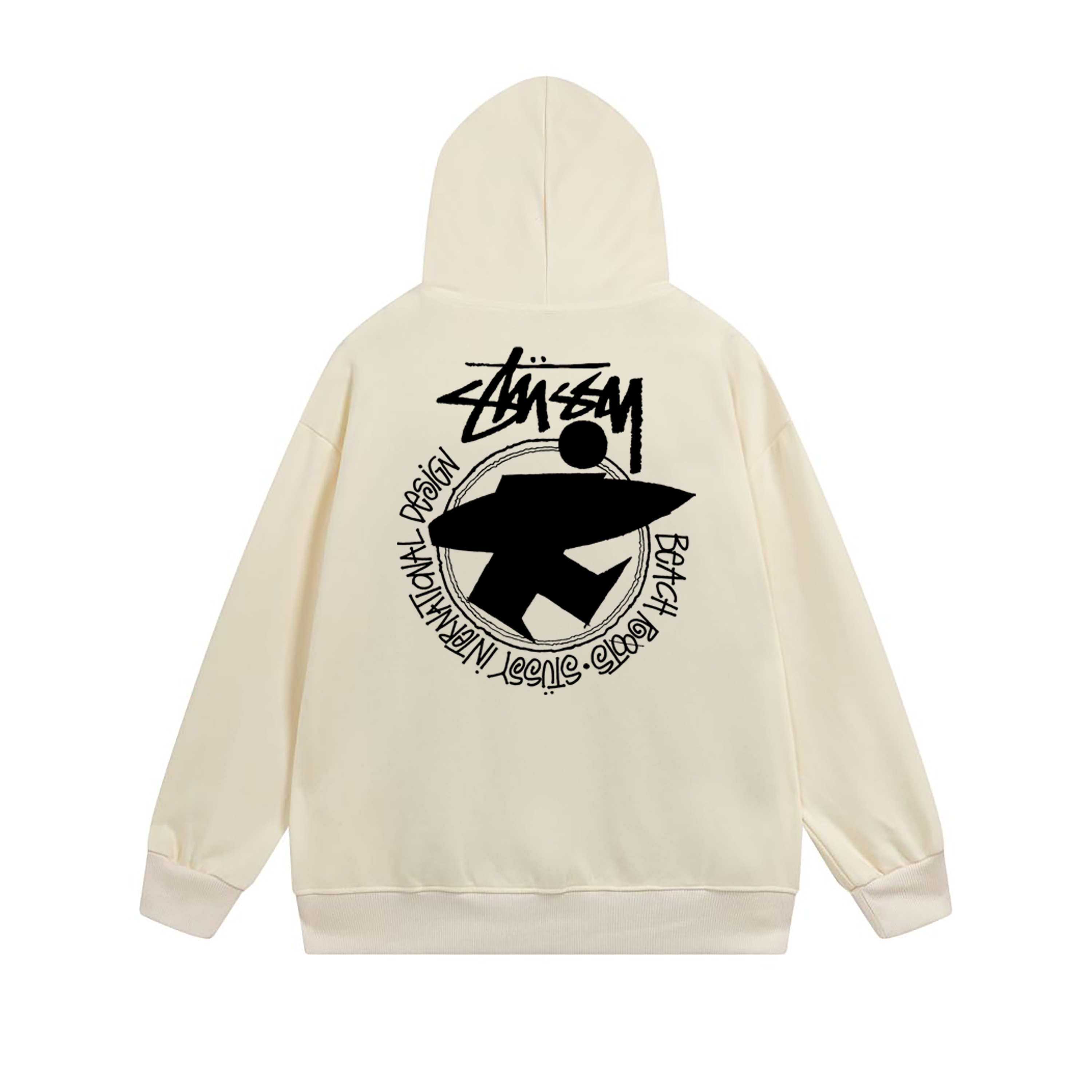 Stussy Rainbow Floral Globe Full-Zip Hoodie