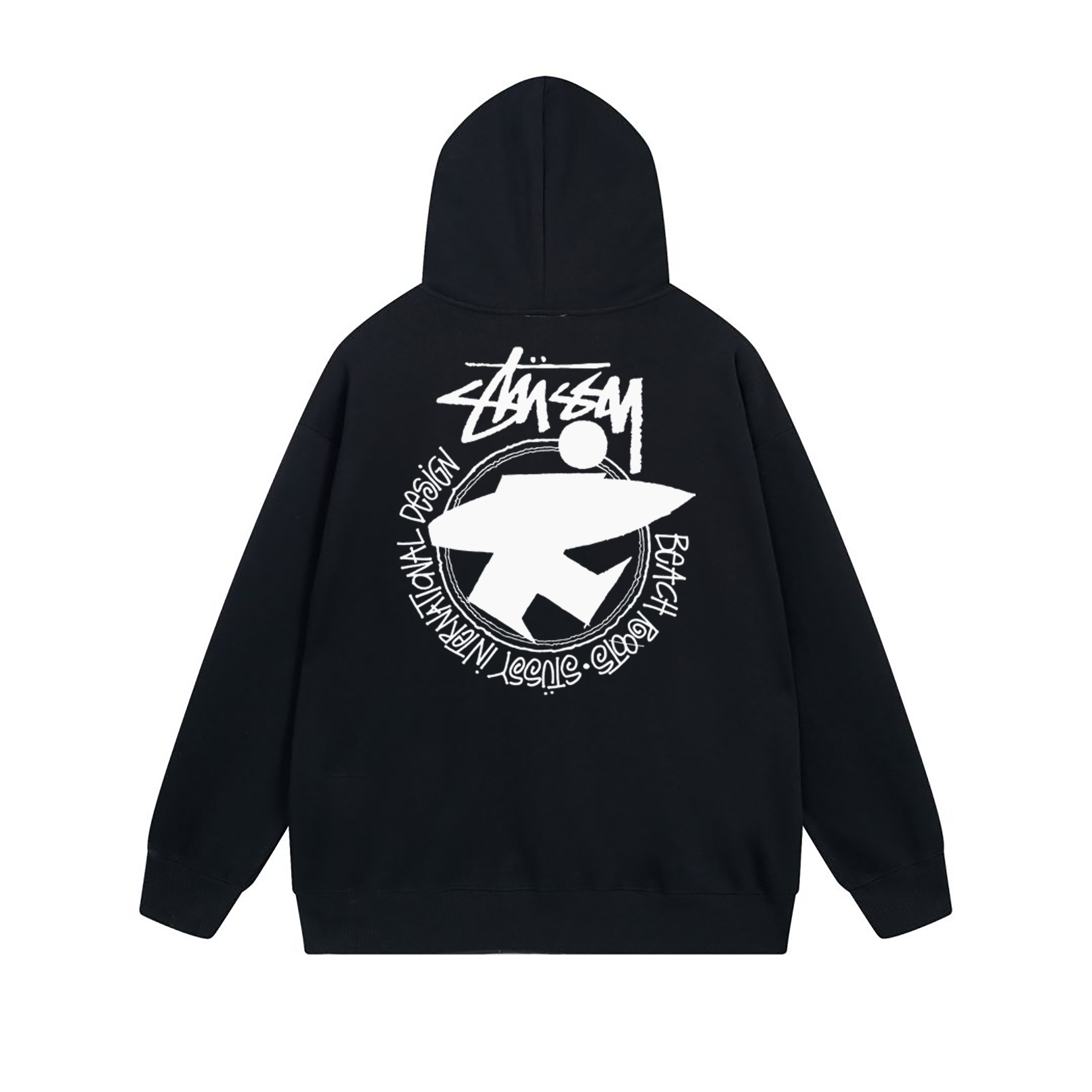 Stussy Rainbow Floral Globe Full-Zip Hoodie