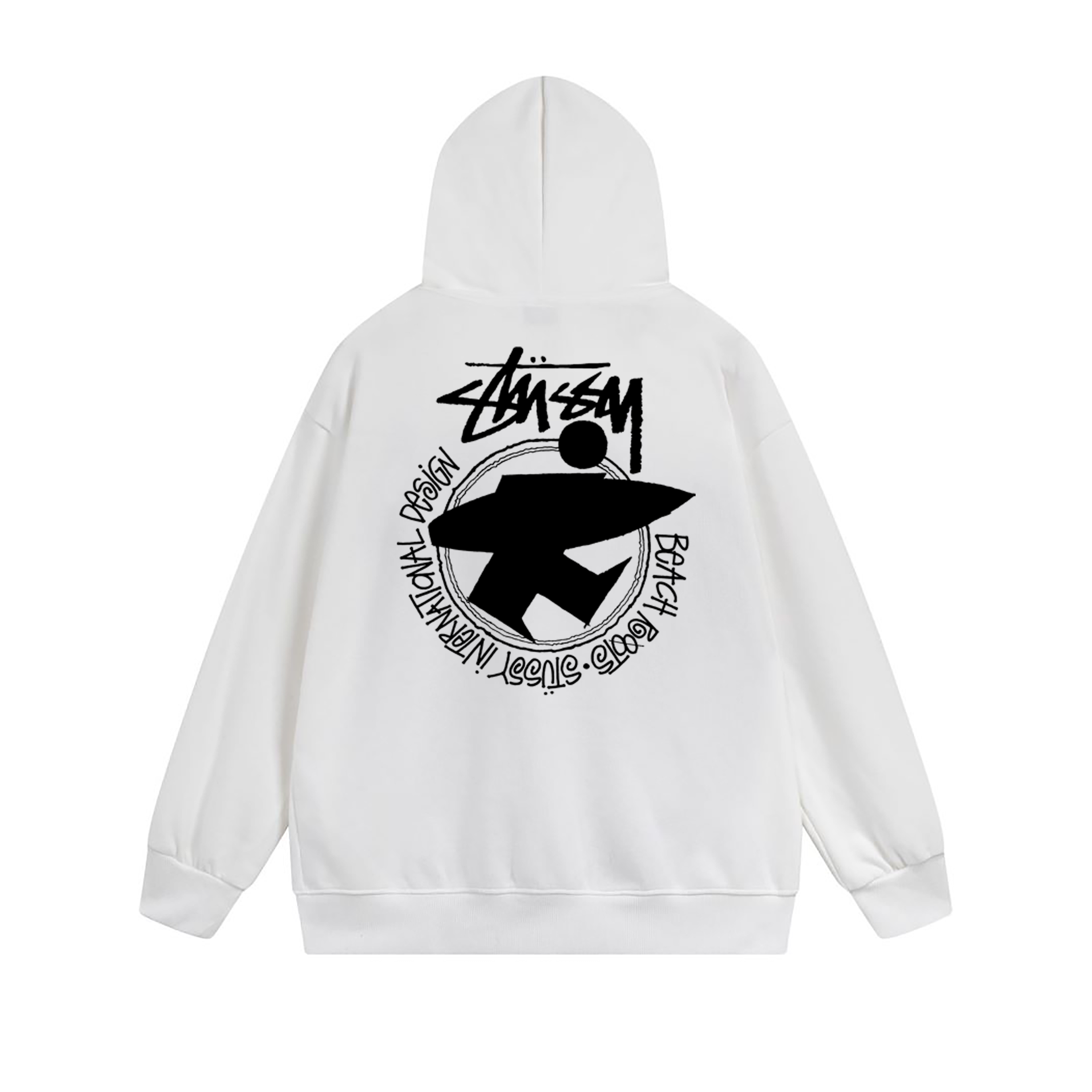 Stussy Rainbow Floral Globe Full-Zip Hoodie
