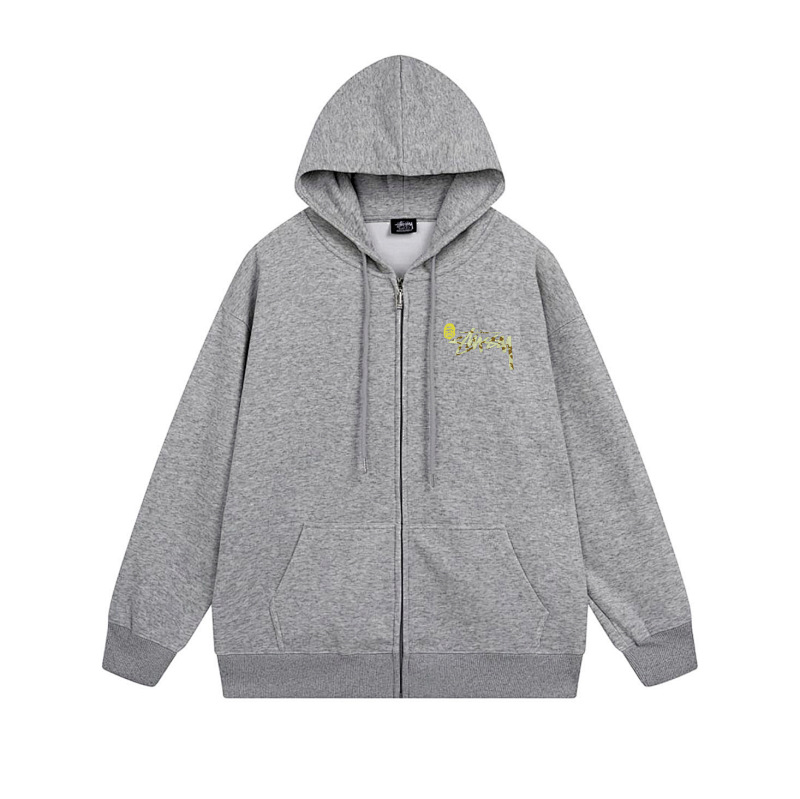 Stussy Rainbow Shark Mouth Full-Zip Hoodie