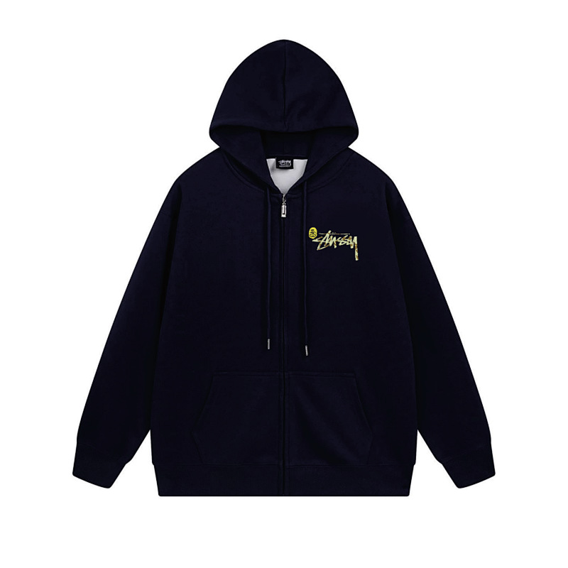 Stussy Rainbow Shark Mouth Full-Zip Hoodie