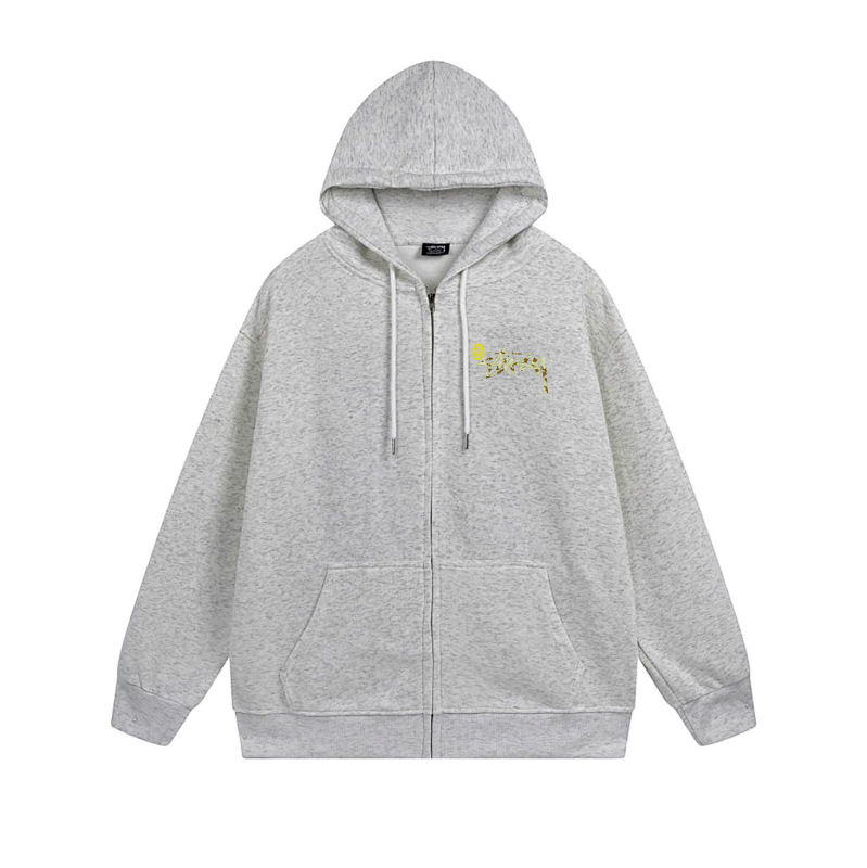 Stussy Rainbow Shark Mouth Full-Zip Hoodie