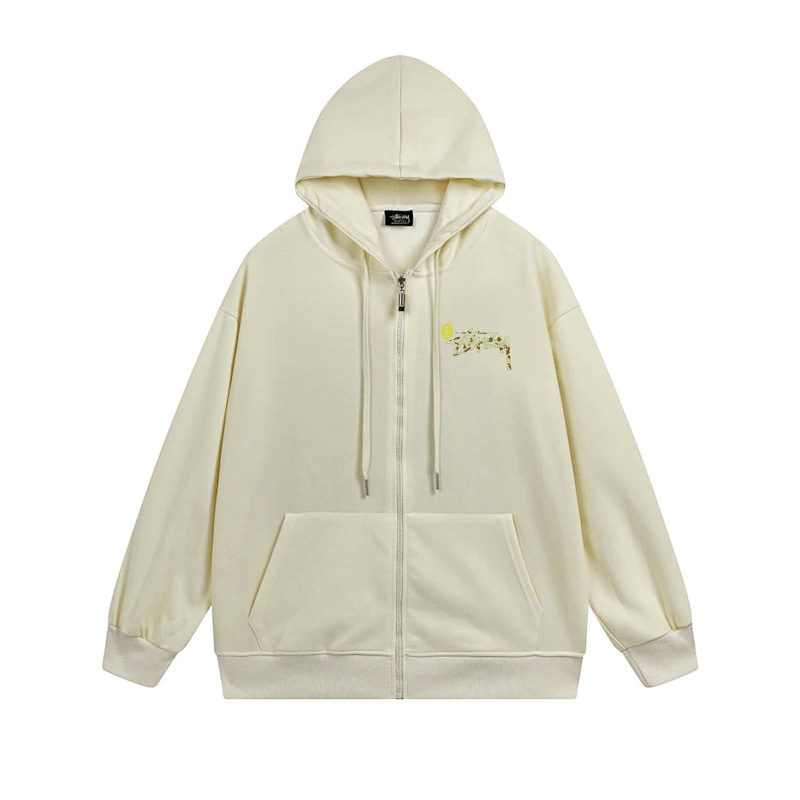 Stussy Rainbow Shark Mouth Full-Zip Hoodie