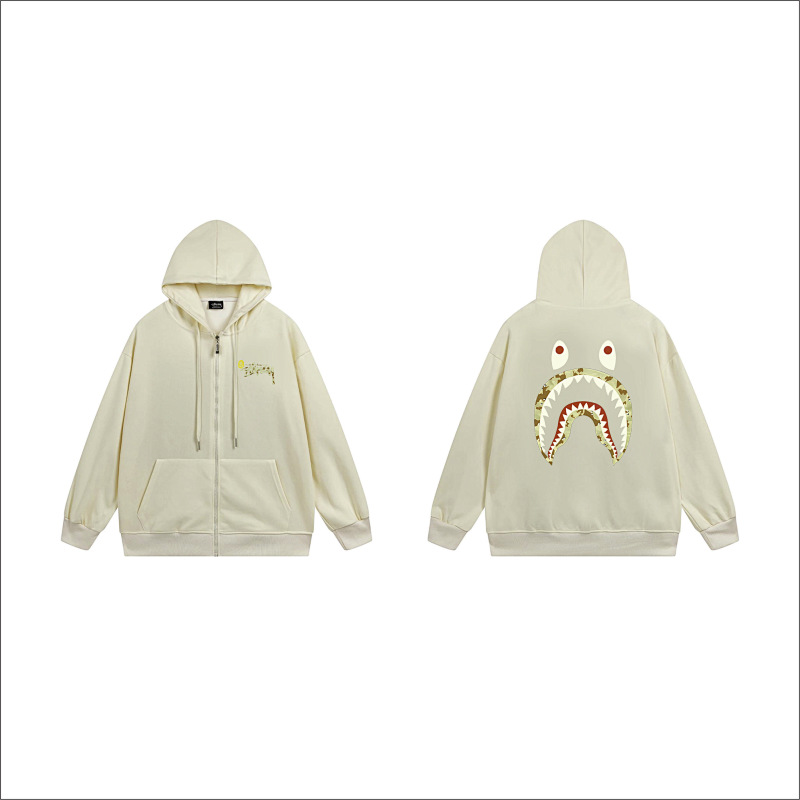 Stussy Rainbow Shark Mouth Full-Zip Hoodie