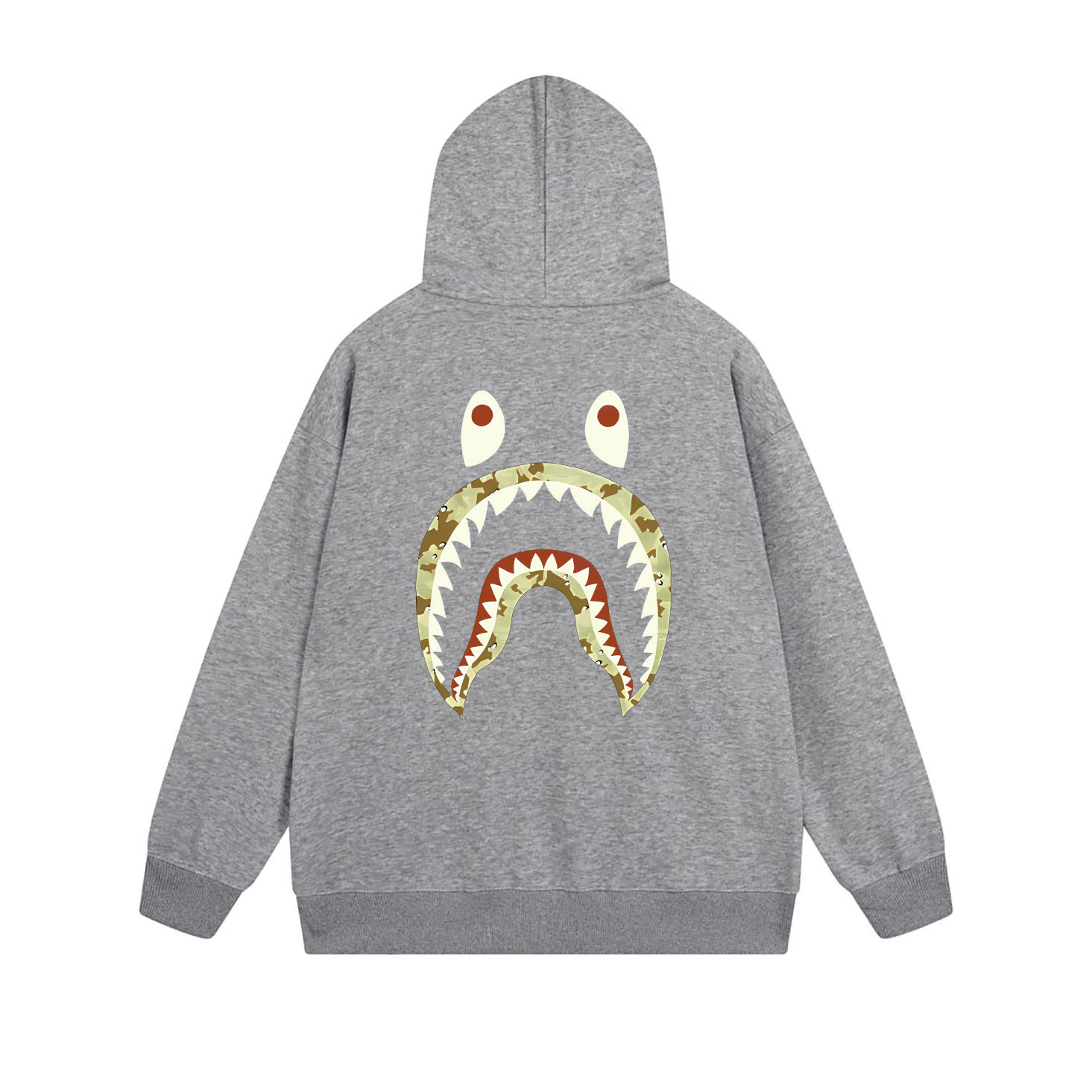 Stussy Rainbow Shark Mouth Full-Zip Hoodie