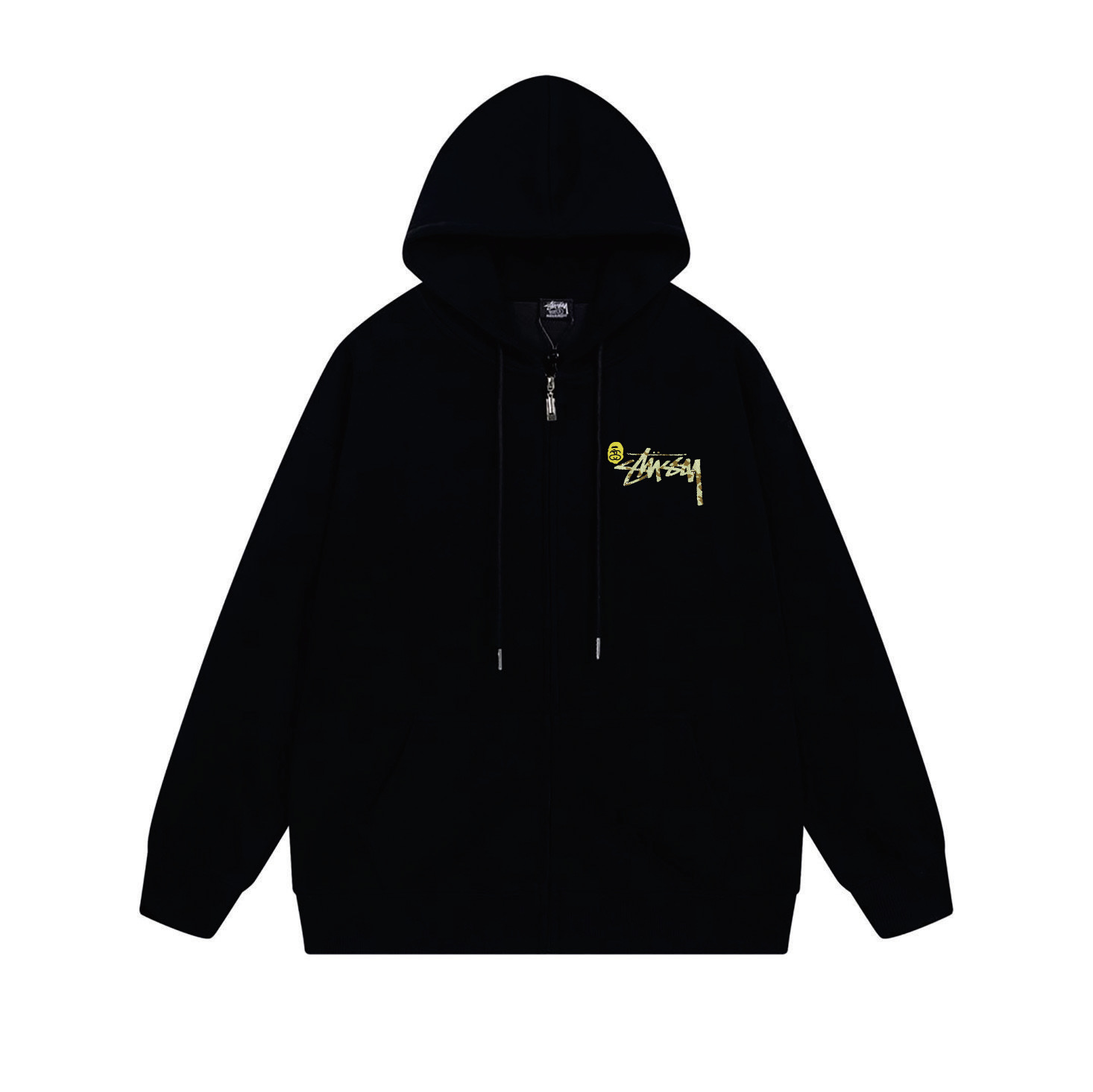 Stussy Rainbow Shark Mouth Full-Zip Hoodie
