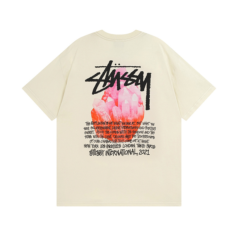 Stussy Red Botanical Grid T-Shirt