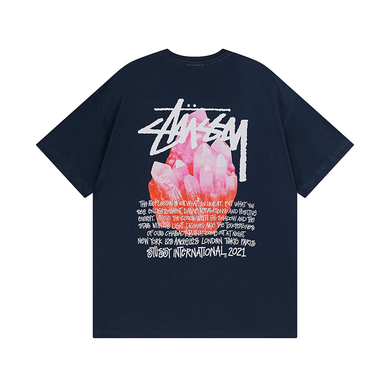 Stussy Red Botanical Grid T-Shirt