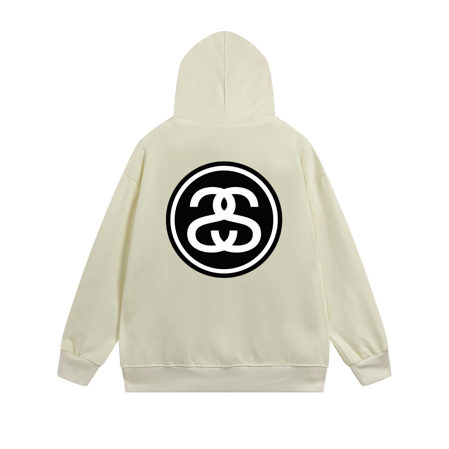 Stussy Red Rose Circular Script Full-Zip Hoodie