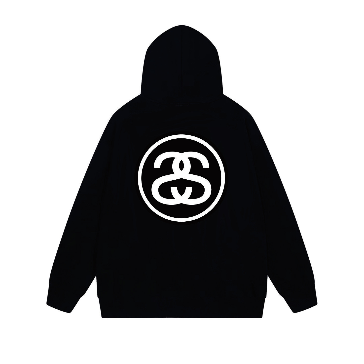 Stussy Red Rose Circular Script Full-Zip Hoodie