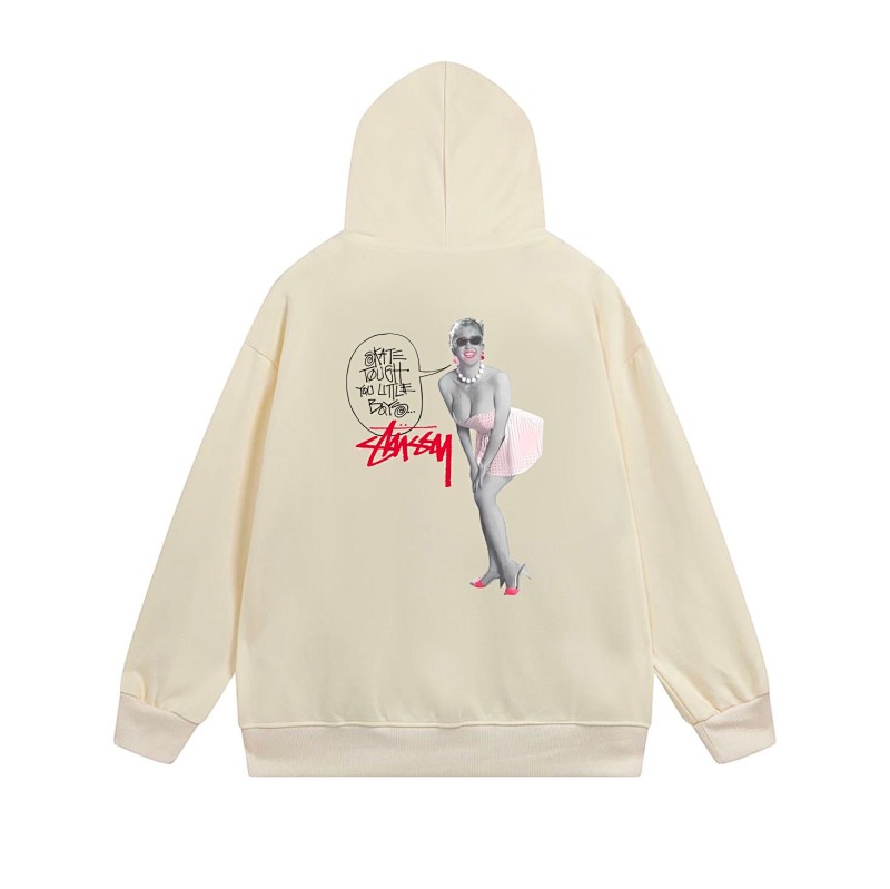 Stussy Retro Dancer Figure Full-Zip Hoodie