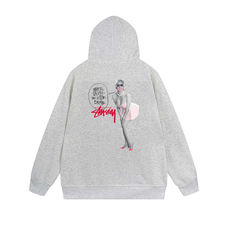 Stussy Retro Dancer Figure Full-Zip Hoodie