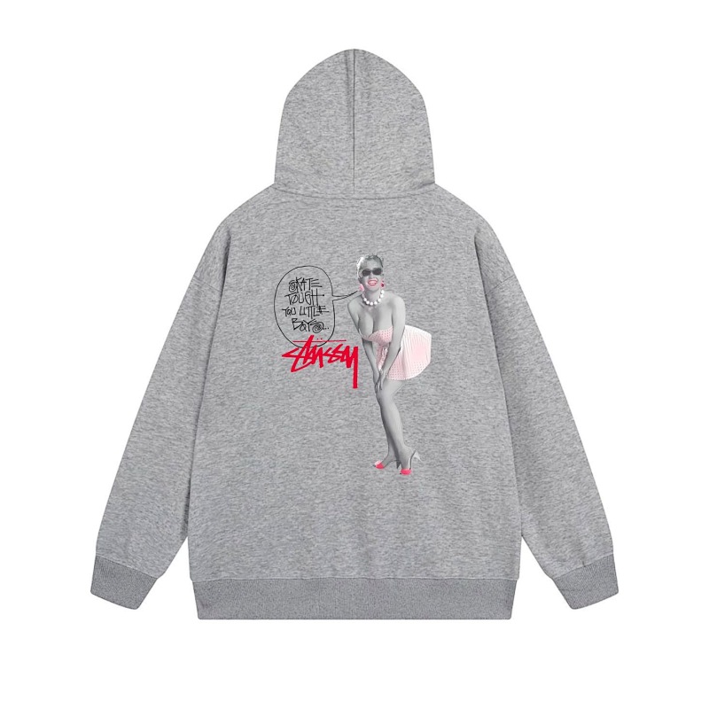 Stussy Retro Dancer Figure Full-Zip Hoodie