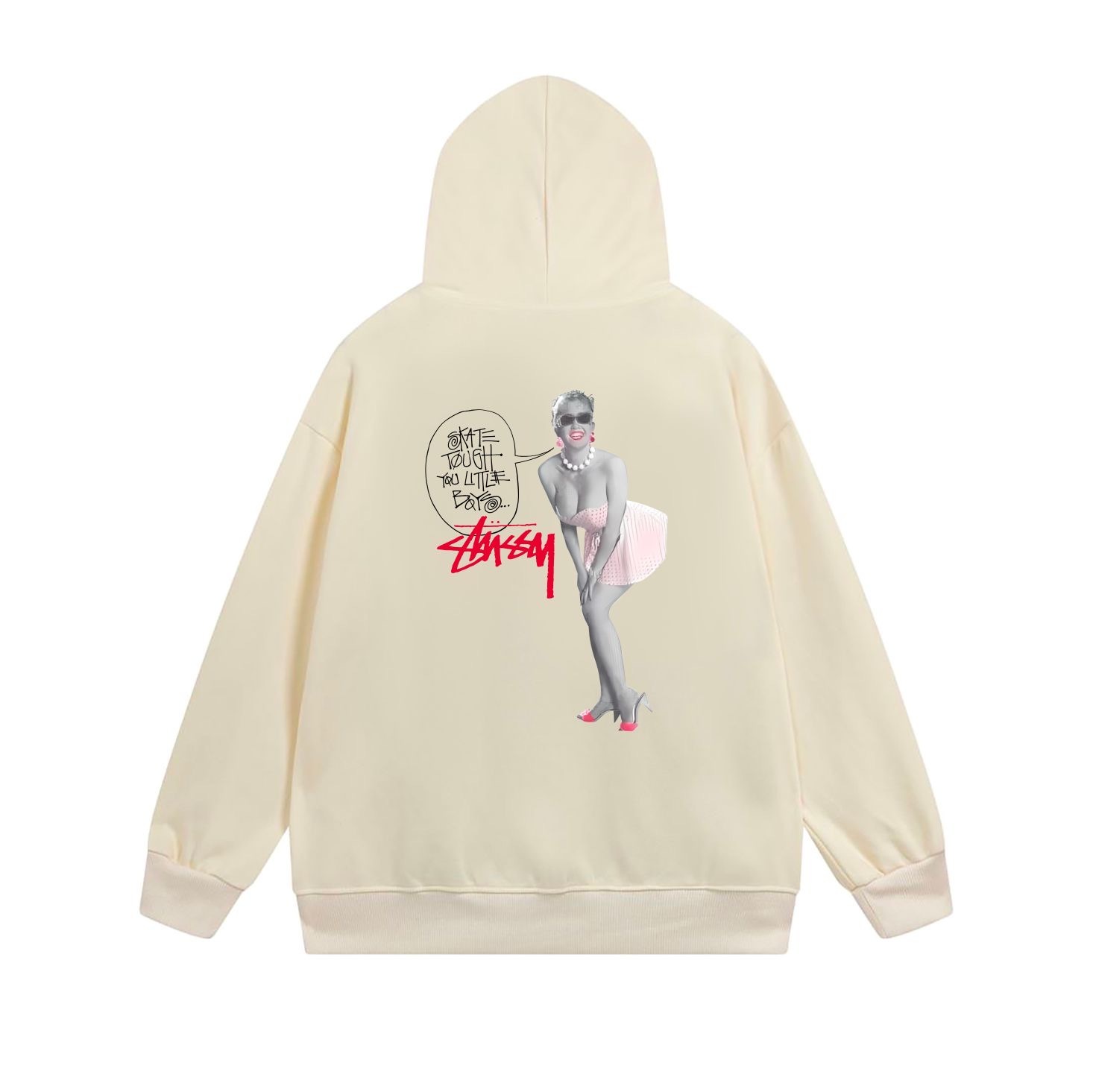 Stussy Retro Dancer Figure Full-Zip Hoodie