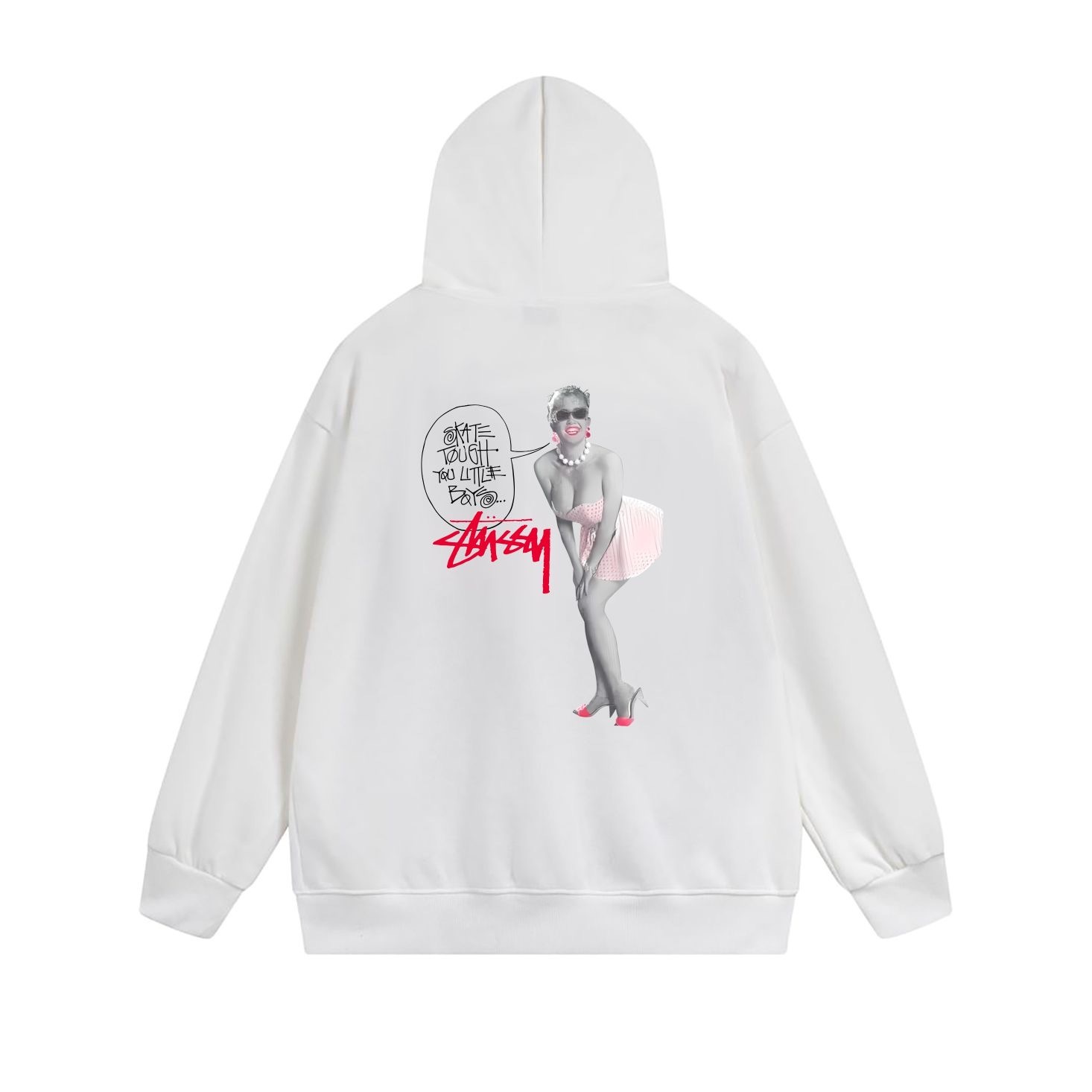 Stussy Retro Dancer Figure Full-Zip Hoodie
