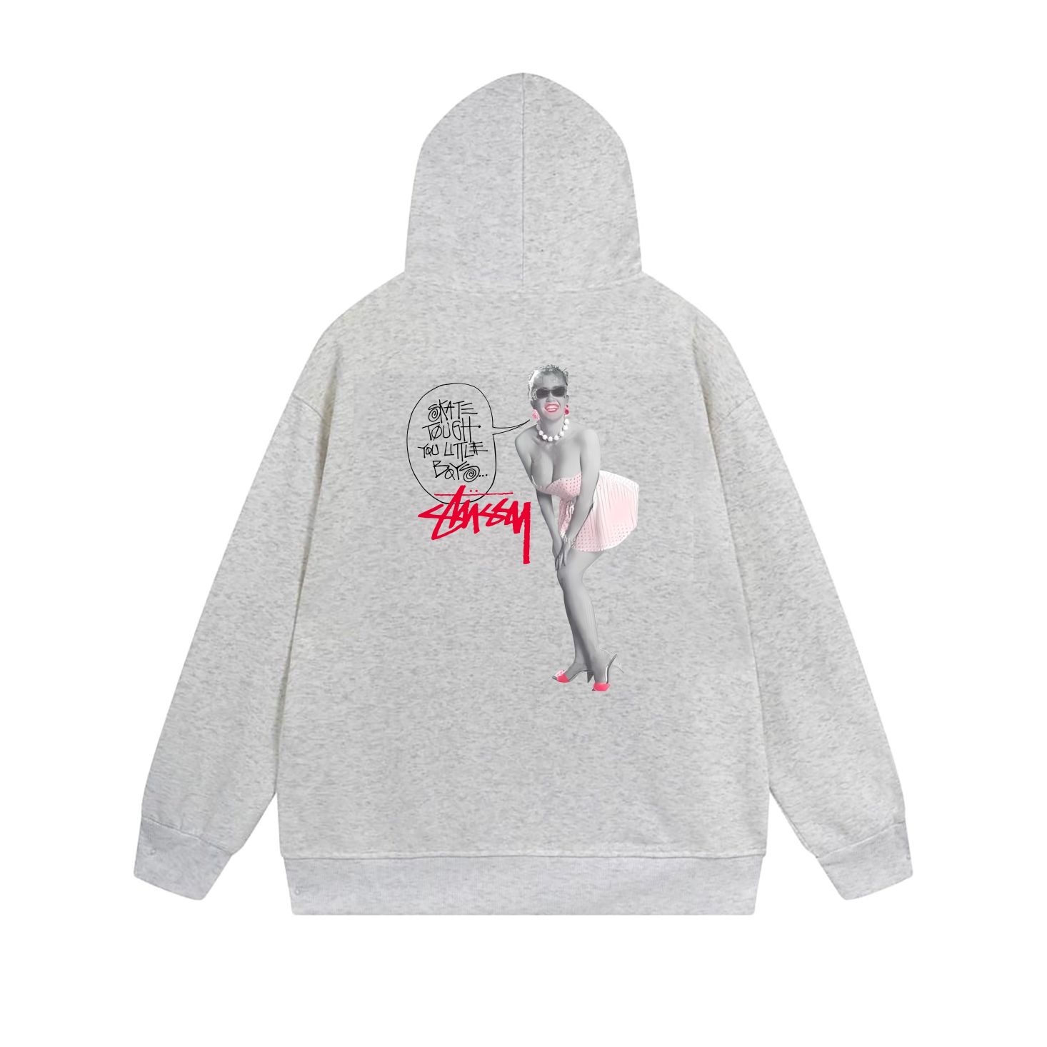 Stussy Retro Dancer Figure Full-Zip Hoodie