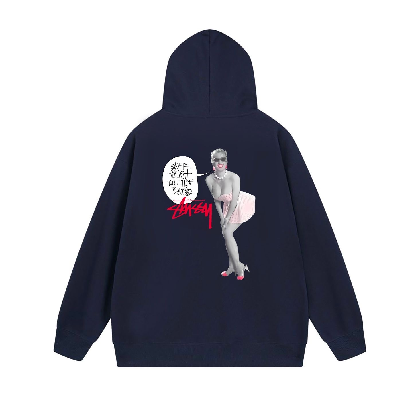 Stussy Retro Dancer Figure Full-Zip Hoodie