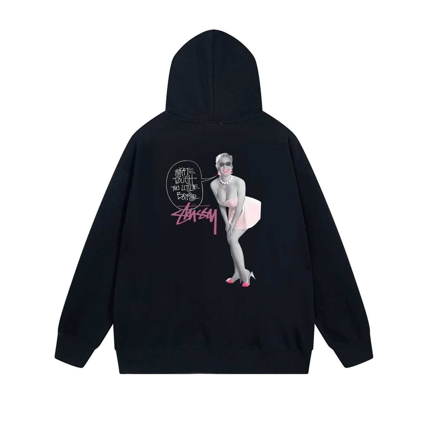 Stussy Retro Dancer Figure Full-Zip Hoodie