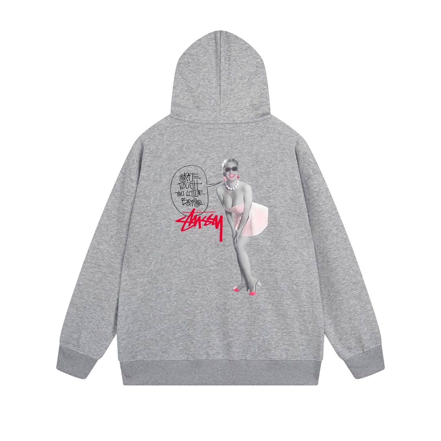 Stussy Retro Dancer Figure Full-Zip Hoodie