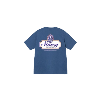 Stussy Retro Raceway Oval Logo T-Shirt 02