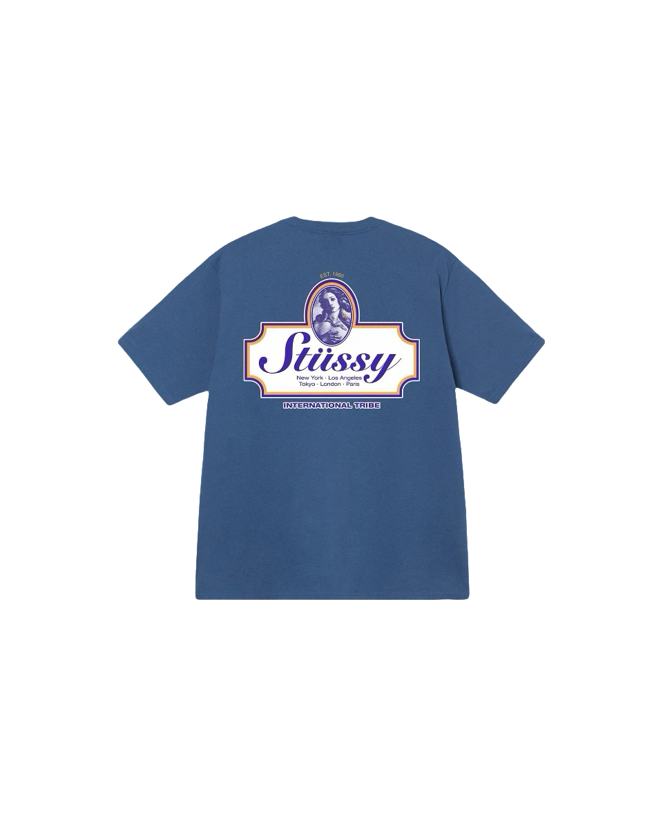 Stussy Retro Raceway Oval Logo T-Shirt