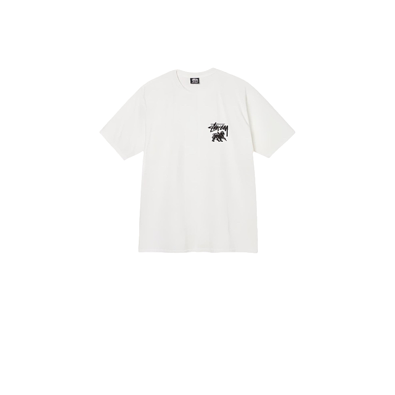 Stussy Roaring Lion Circle Crest T-Shirt