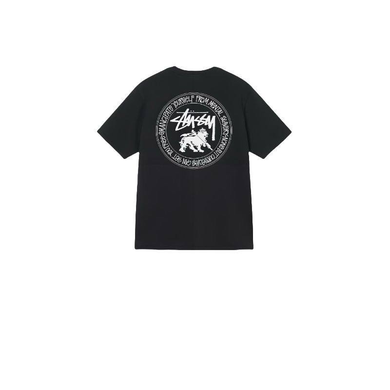 Stussy Roaring Lion Circle Crest T-Shirt