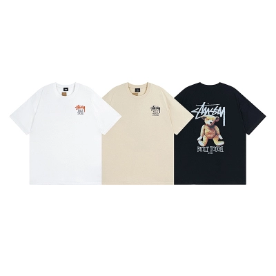Stussy Seated Cartoon Character T-Shirt 01