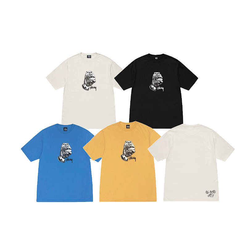 Stussy Seated Cartoon Figure T-Shirt