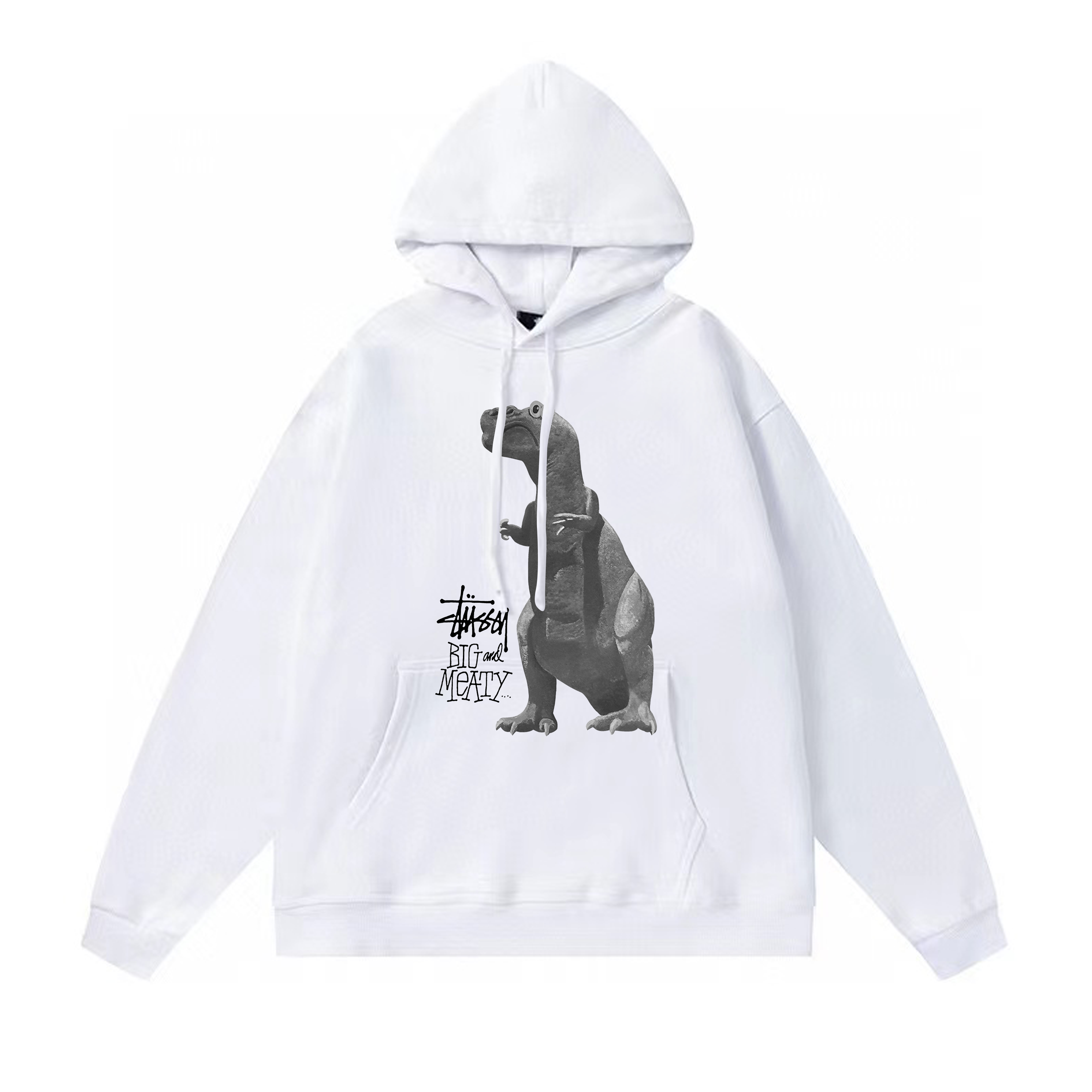 Stussy Seated Dog Portrait Pullover Hoodie