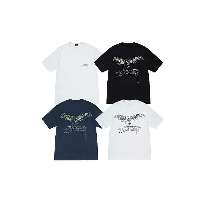 Stussy Skeletal Wing Sketch T-Shirt