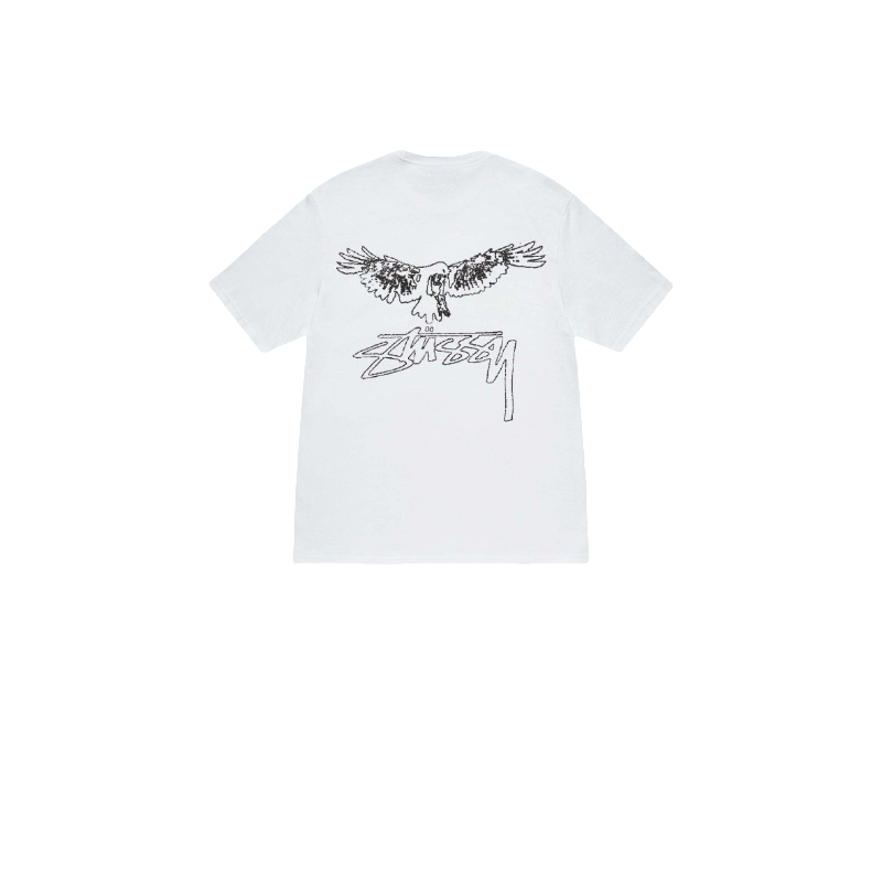 Stussy Skeletal Wing Sketch T-Shirt