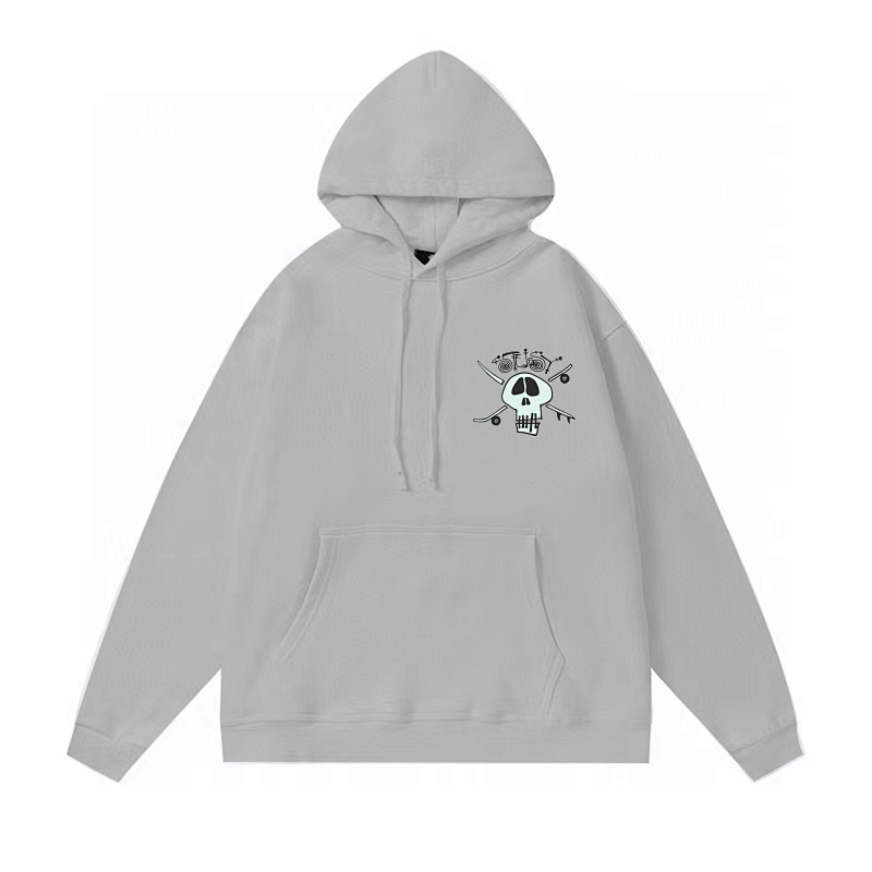 Stussy Skull Crossbones Crest Pullover Hoodie