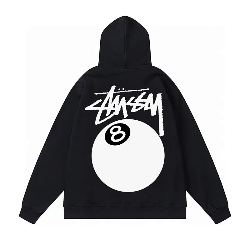 Stussy Split Circle Handstyle Pullover Hoodie