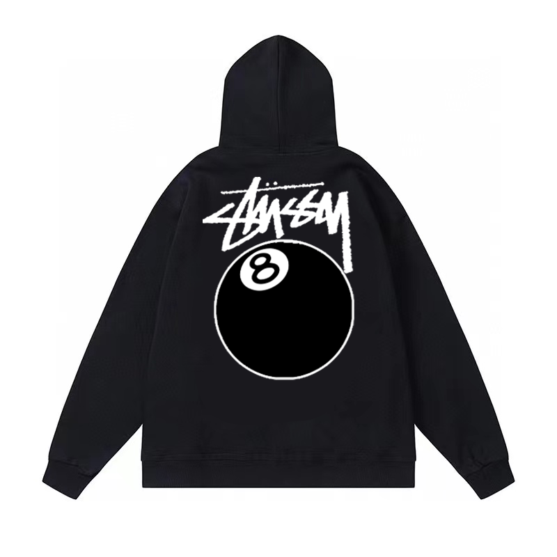 Stussy Split Circle Handstyle Pullover Hoodie