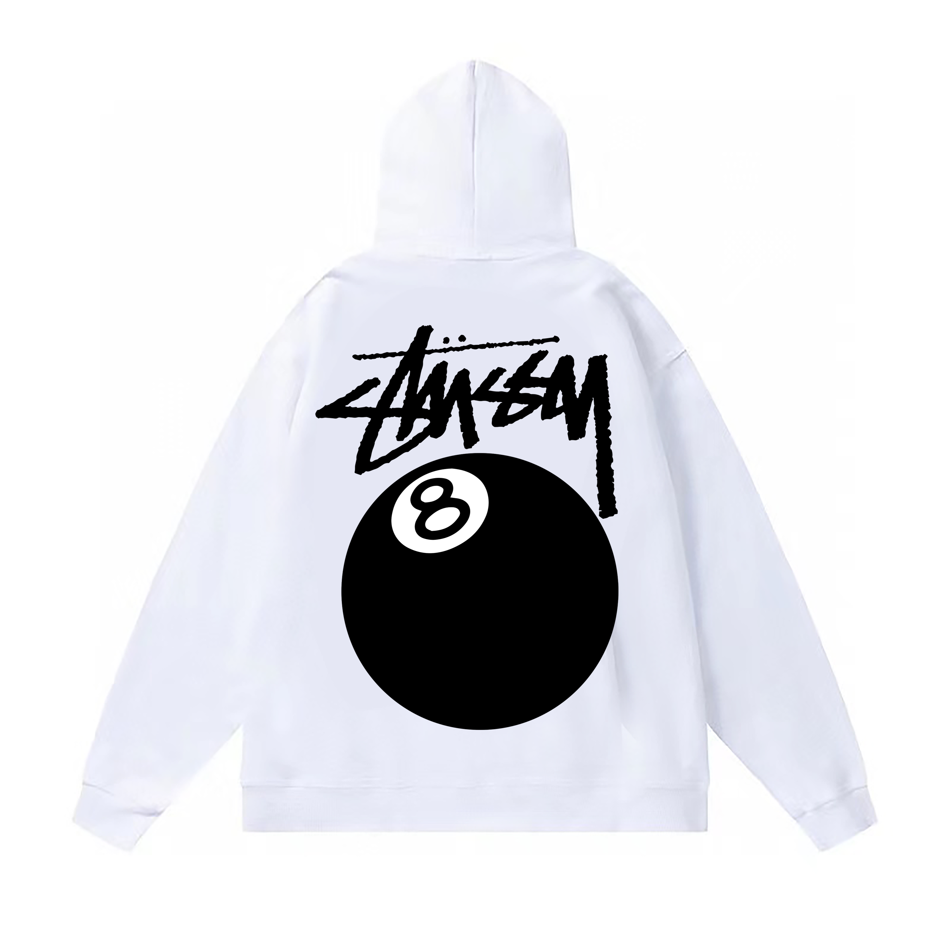 Stussy Split Circle Handstyle Pullover Hoodie