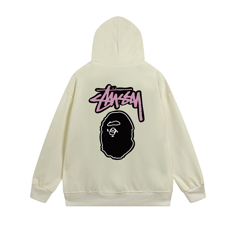 Stussy Split Face Handstyle Full-Zip Hoodie