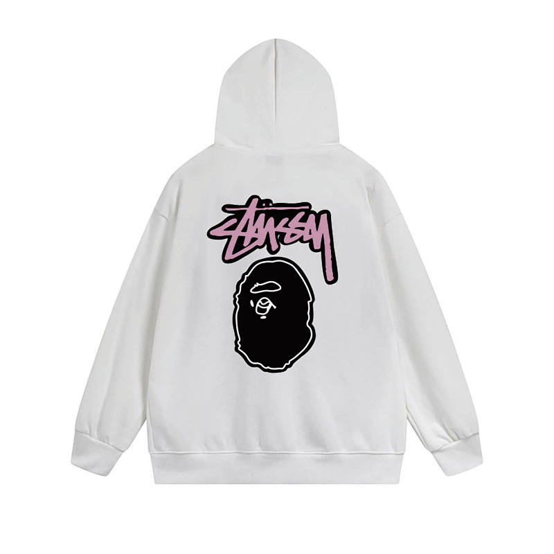 Stussy Split Face Handstyle Full-Zip Hoodie