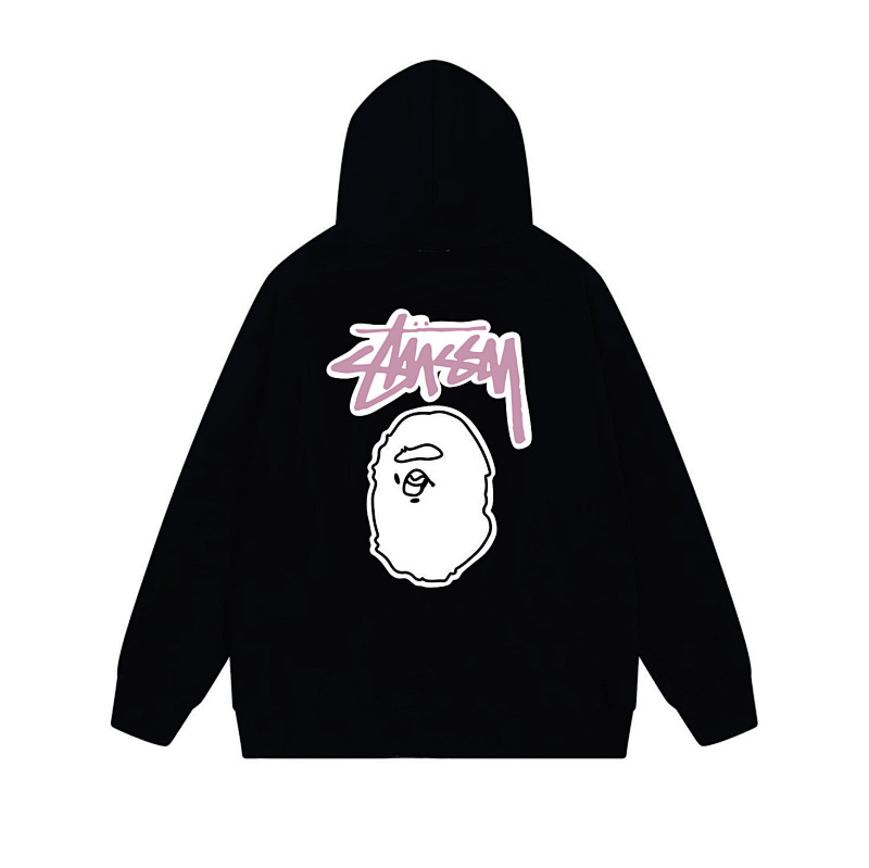 Stussy Split Face Handstyle Full-Zip Hoodie
