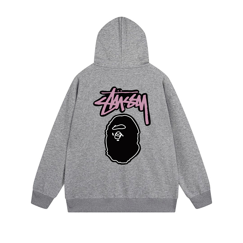 Stussy Split Face Handstyle Full-Zip Hoodie