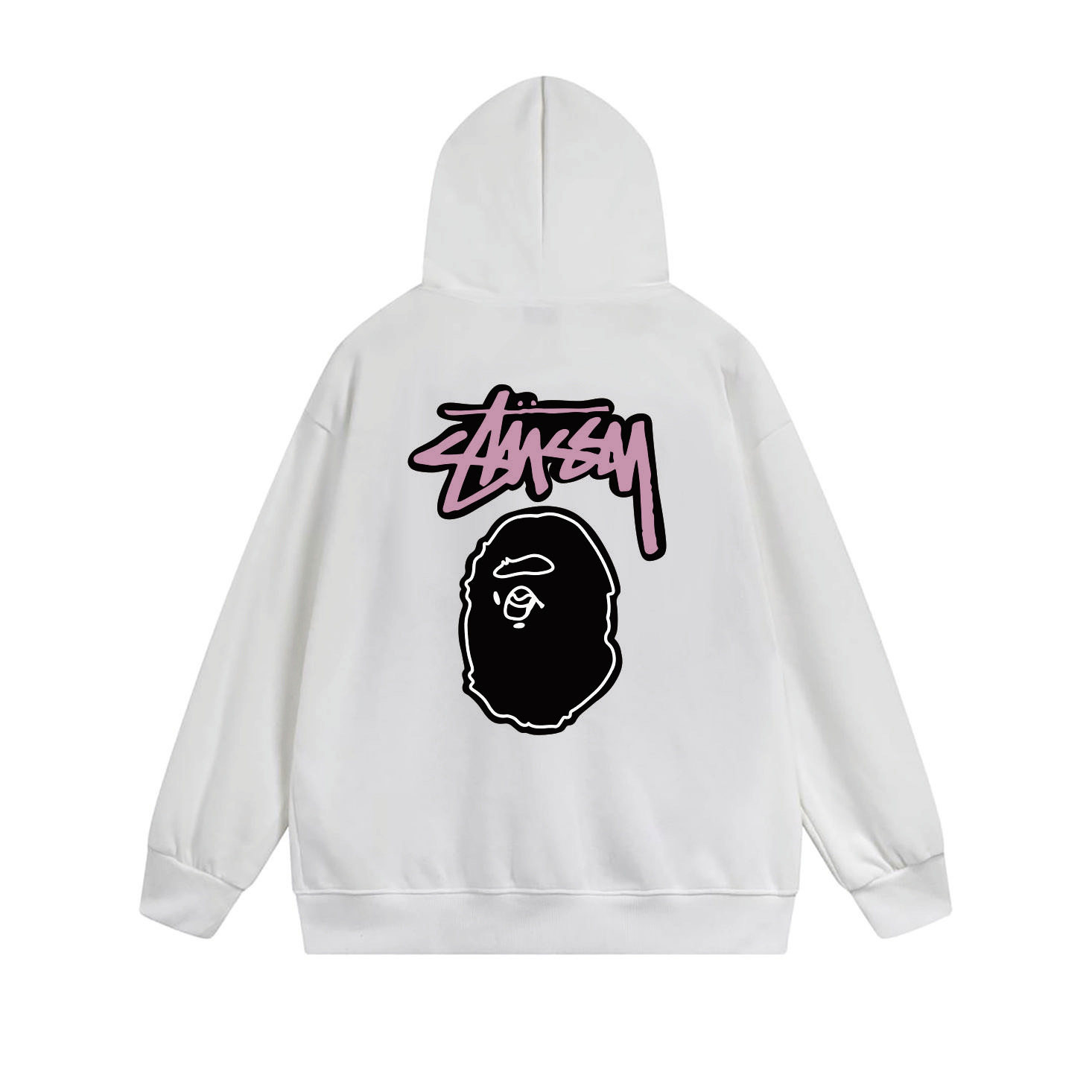 Stussy Split Face Handstyle Full-Zip Hoodie