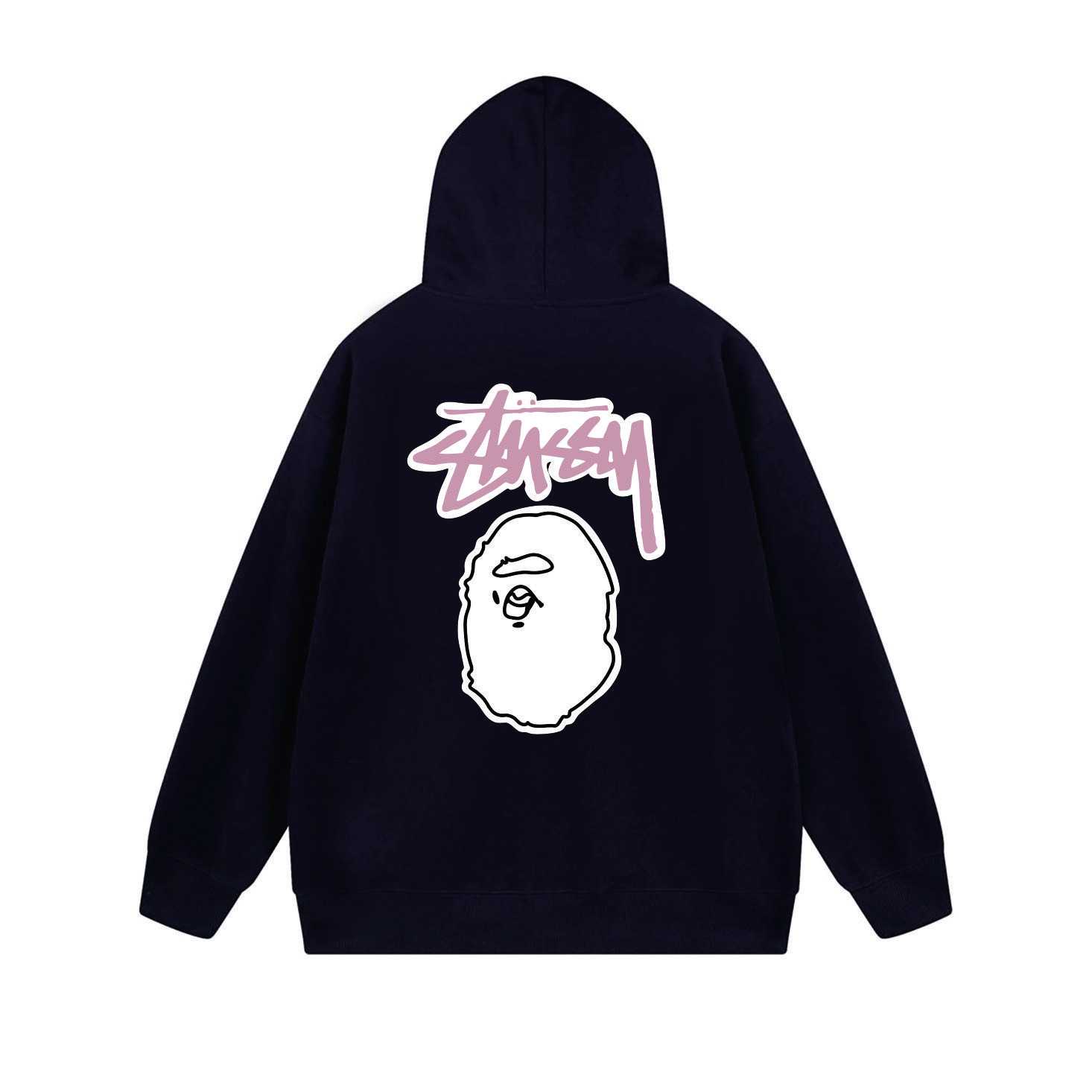 Stussy Split Face Handstyle Full-Zip Hoodie