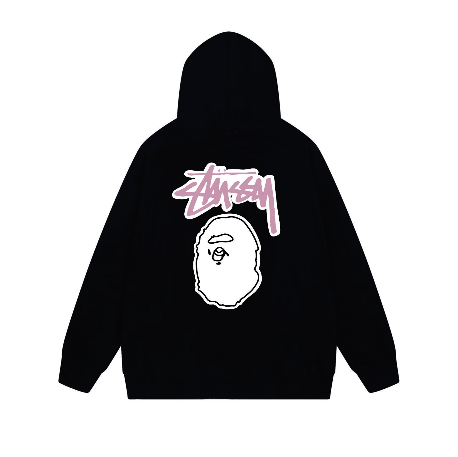 Stussy Split Face Handstyle Full-Zip Hoodie